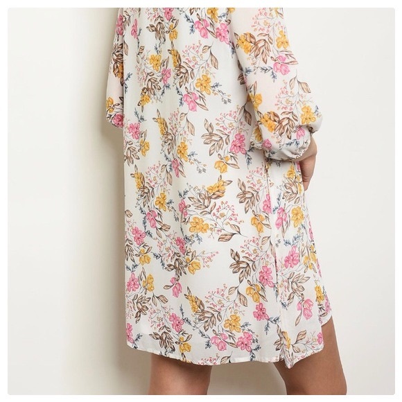 *CLEARANCE* Vintage Rose Tunic Mini Dress - Picture 7 of 8